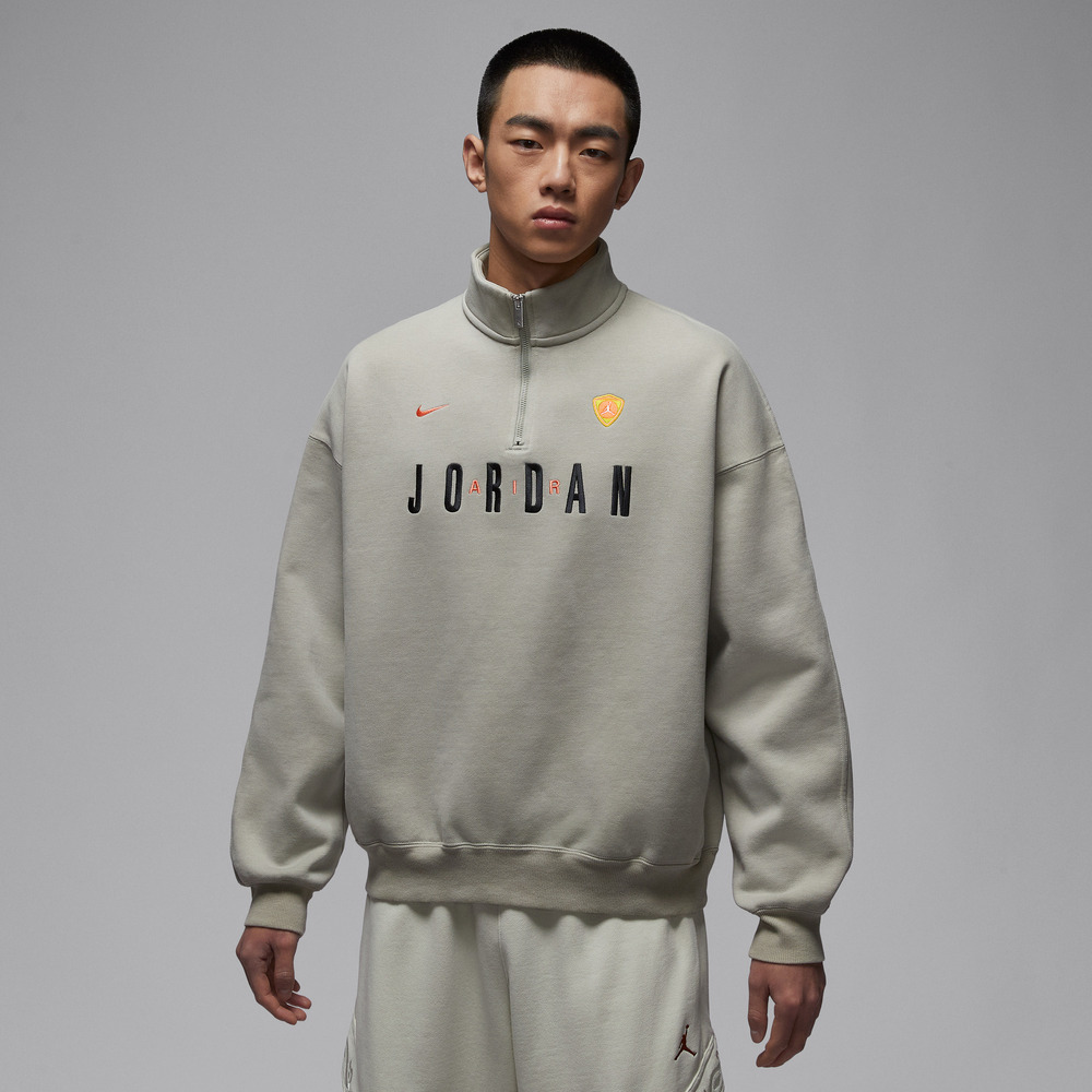 JordanJordan2026男子AS M J FLT GFX FLC QZ针织无帽卫衣IF1817-334
