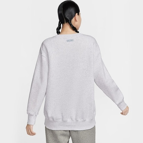 NIKE耐克2026女子AS W NSW PHNX FLC OS LOGO CREW针织无帽卫衣FN3655-051