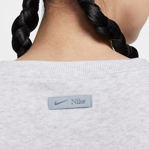 NIKE耐克2026女子AS W NSW PHNX FLC OS LOGO CREW针织无帽卫衣FN3655-051