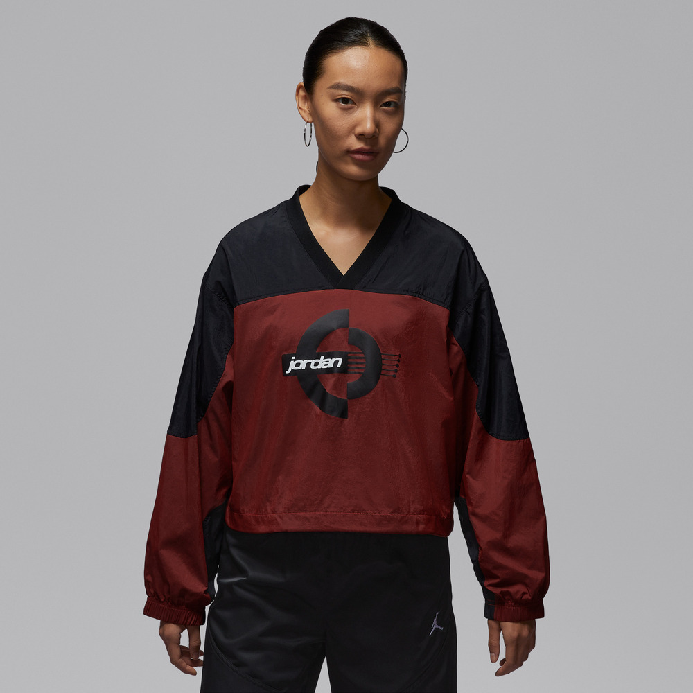 JordanJordan2026女子AS W J BRK LS WOVEN PO GFX梭织无帽卫衣IF1078-010