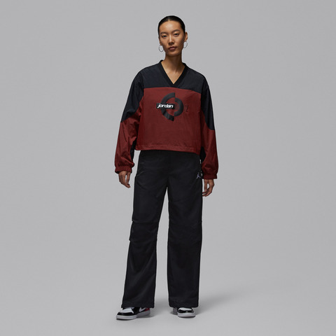 JordanJordan2026女子AS W J BRK LS WOVEN PO GFX梭织无帽卫衣IF1078-010