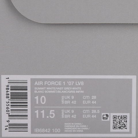 NIKE耐克2026男子AIR FORCE 1 '07 LV8休闲IB6842-100