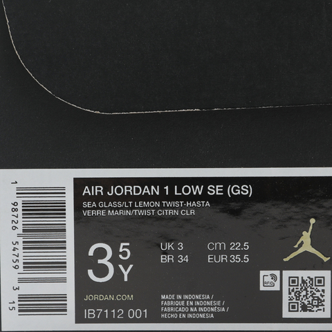 JordanJordan2026大童AIR JORDAN 1 LOW SE (GS)乔丹IB7112-001