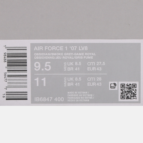 NIKE耐克2026男子AIR FORCE 1 '07 LV8休闲IB6847-400