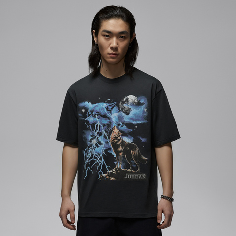 JordanJordan2026男子AS M J NC HOWL GFX SS CREW针织无领短TIQ0548-045