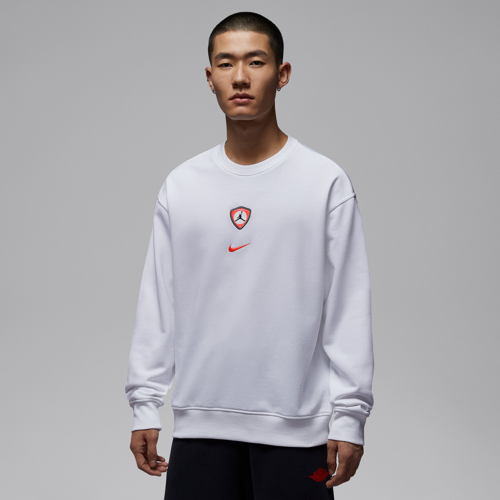 JordanJordan2026男子AS M J FLT FLC CREW NECK LB针织无帽卫衣IQ0539-100