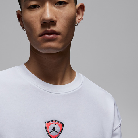 JordanJordan2026男子AS M J FLT FLC CREW NECK LB针织无帽卫衣IQ0539-100