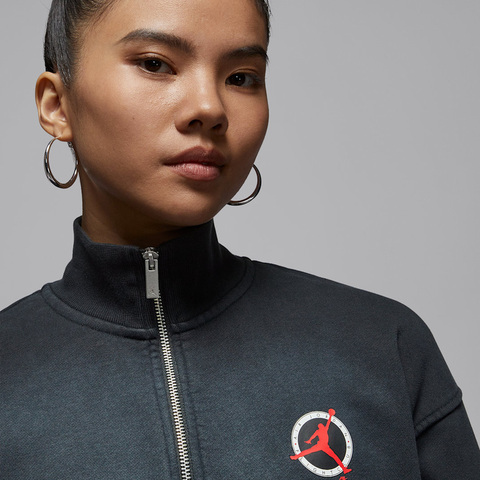 JordanJordan2026女子AS W J FLT CLB FLC QZ针织无帽卫衣IO9532-010