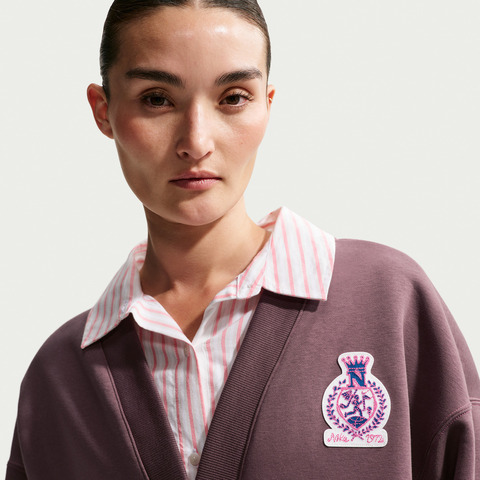 NIKE耐克2026女子AS W NSW NNSC FLC OS CRDGN GCE针织无帽外套IQ3944-515