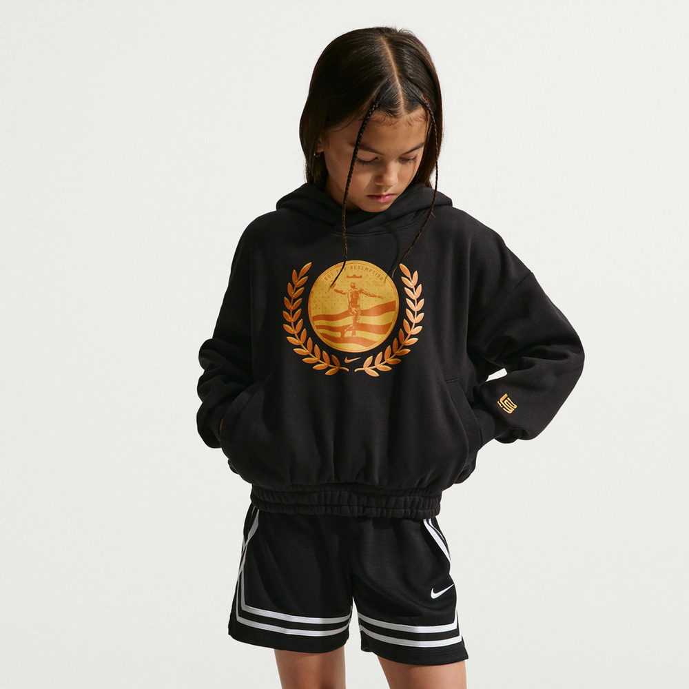 Nike KidsNike Kids2026男大童LBJ K NK PO HOODIE OR针织连帽卫衣IQ0268-010