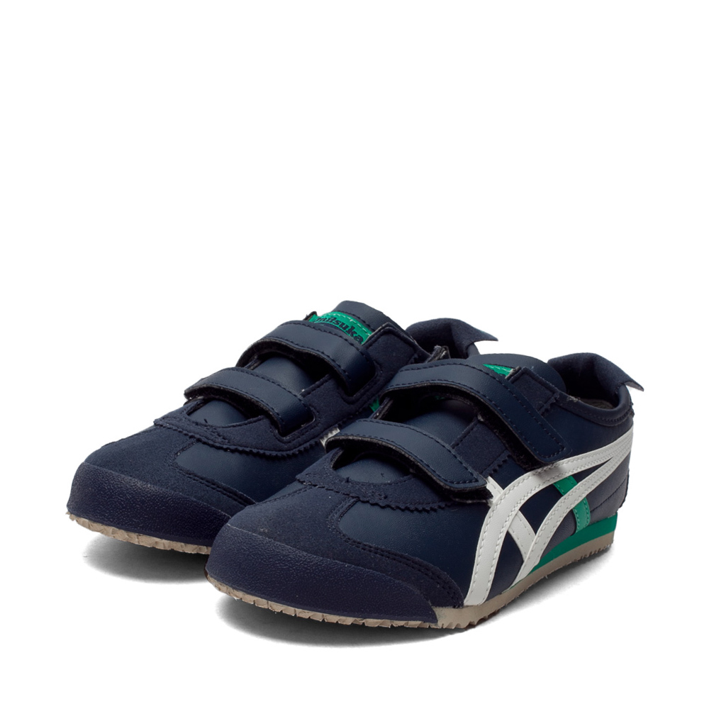 onitsuka tiger鬼冢虎童鞋 專櫃同款秋季藏青色男小童鞋運動休閒鞋 c4