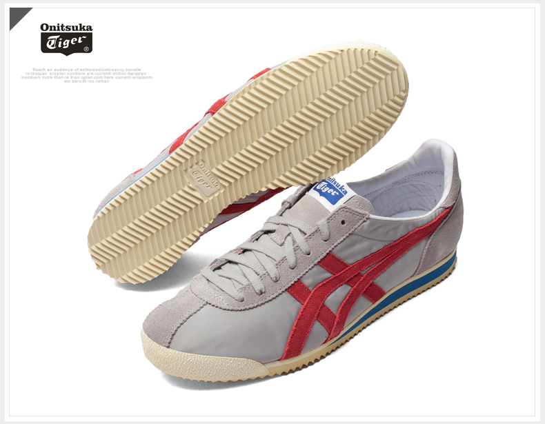 虎 鬼冢虎D321N淡灰色/橘色】Onitsuka Tiger鬼冢虎新款中性TIGER