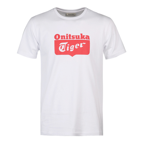 Onitsuka Tiger鬼冢虎 中性LOGO短袖T恤OKT130-0123