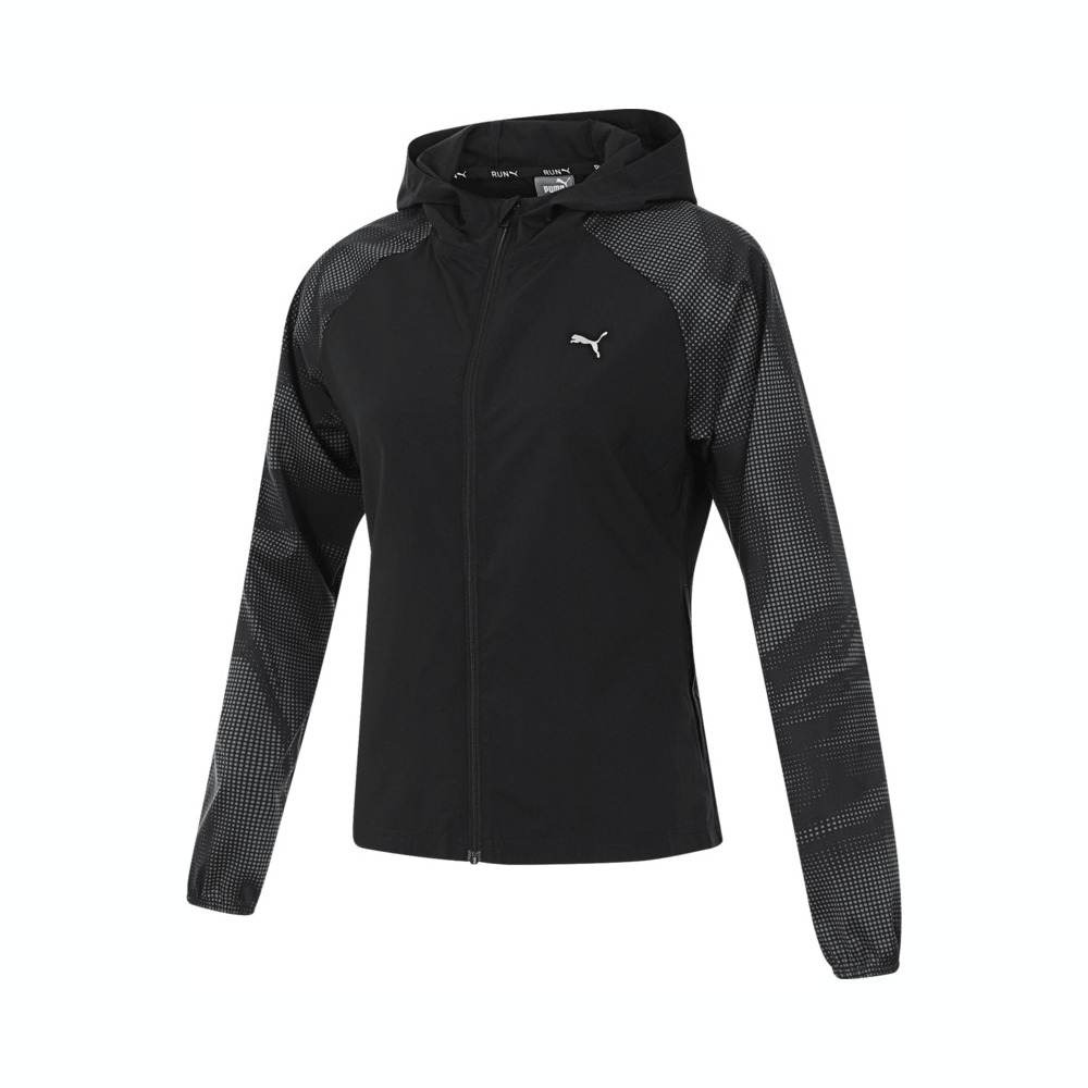 puma彪马2024女子女子-梭织外套-黑色梭织无帽外套52453451
