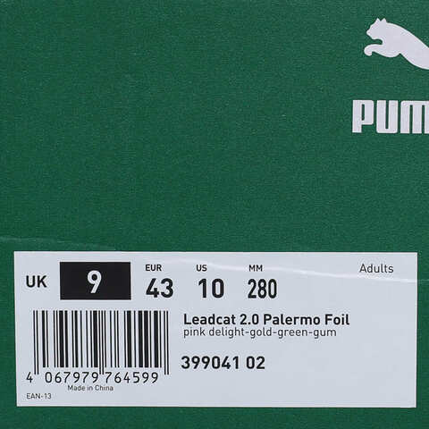 puma彪马2024中性Leadcat 2.0 Palermo Foi拖鞋39904102