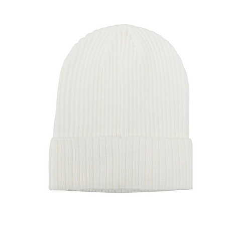 puma彪马2024中性-Ribbed Classic Cuff Beanie-白针织帽02403806