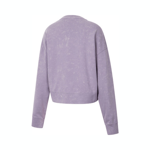 puma彪马2024女子-DARE TO GYM2K Relaxed Washed Crew TR-针织无帽卫衣62905330