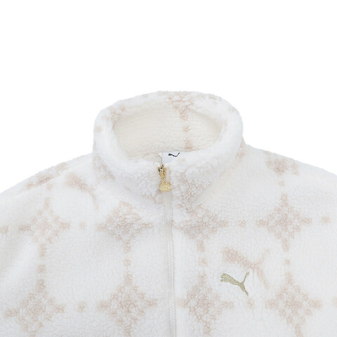 puma彪马2024中性中性-GAME ON Sherpa Jacket-白人造毛绒外套63142192