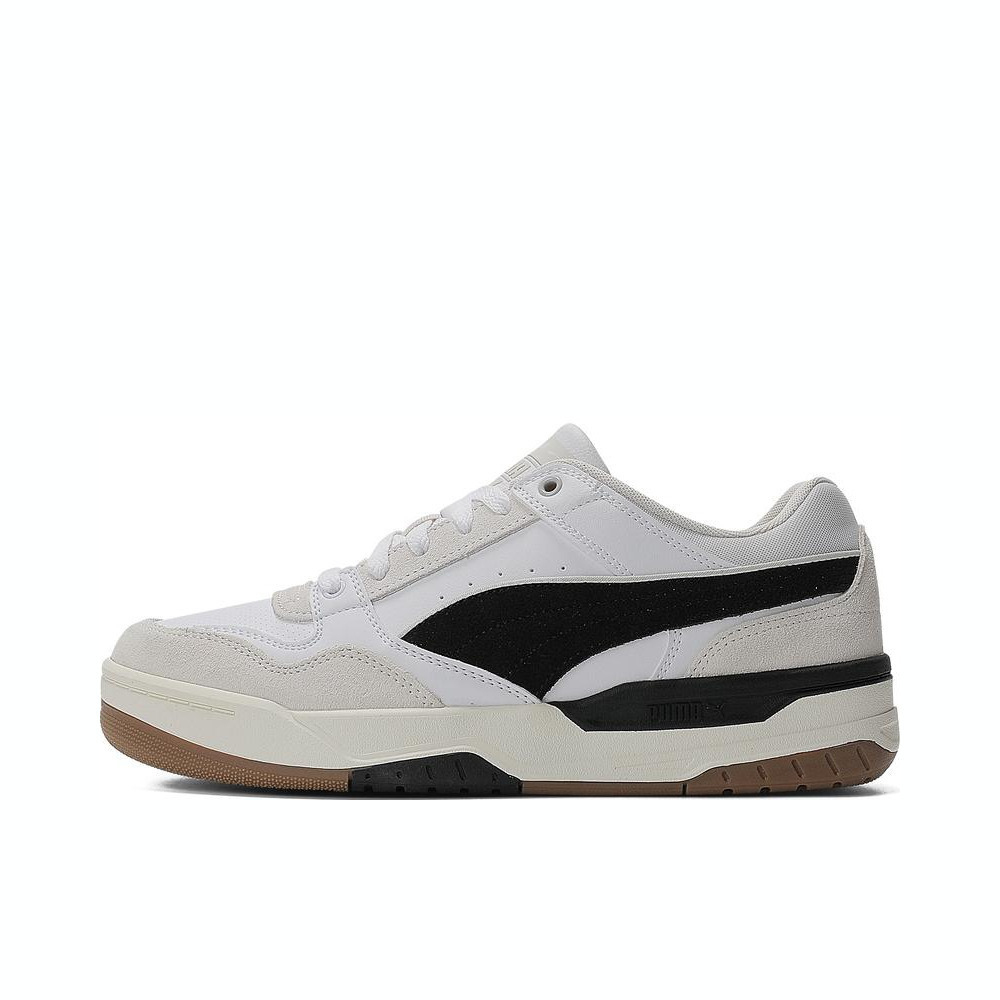 puma彪马2025中性-Rebound Retro SD-彪马白-黑-灰休闲鞋Rebound40021401