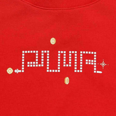 puma彪马2024女子女子-GAME ON Crew TR W-红针织无帽卫衣63142411