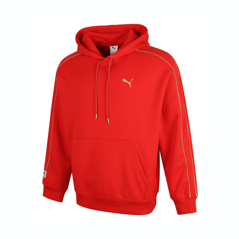 puma彪马2024男子男子-GAME ON Hoodie DK-红针织无帽卫衣63141611