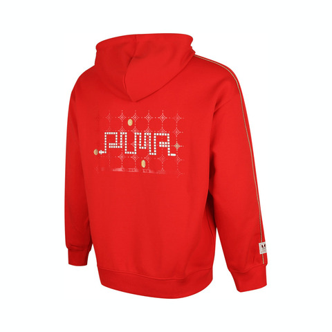 puma彪马2024男子男子-GAME ON Hoodie DK-红针织无帽卫衣63141611