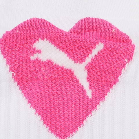 puma彪马2024女子女子-PUMA WOMEN HEART SHORT SOCK 2P APAC-白色中袜93808504