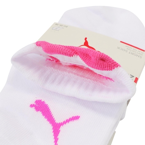 puma彪马2024女子女子-PUMA WOMEN HEART SHORT SOCK 2P APAC-白色中袜93808504