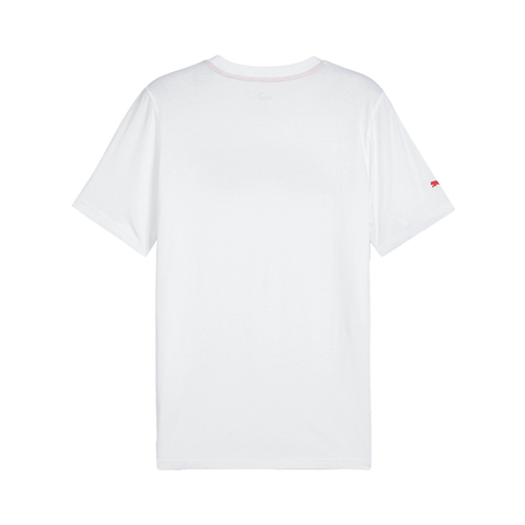 puma彪马2024男子男子-F1 ESS Logo Tee- White针织无领短T62585102