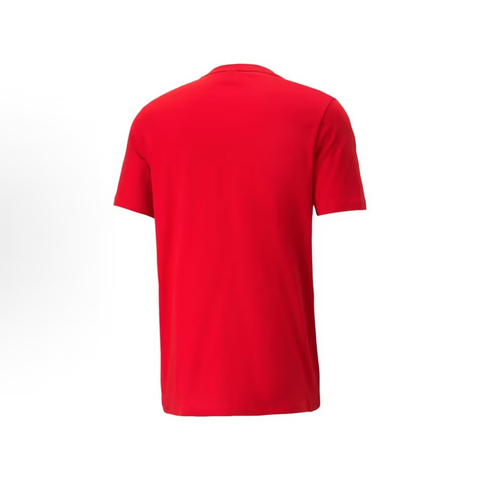 puma彪马2024男子男子-Ferrari Race Big Shield Tee Colored-Rosso Corsa针织无领短T53817502