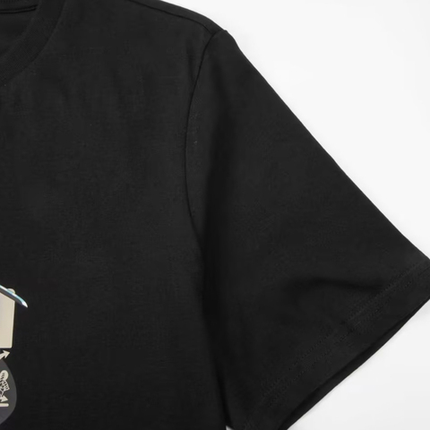 puma彪马2024中性中性-PUMA X ONE PIECE Graphic Tee- Black针织无领短T62466501