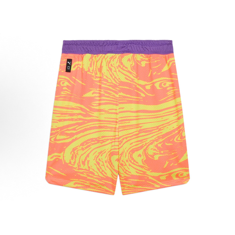 puma彪马2024男子男子-MELO SPARK AOP SHORT-Yellow Burst-AOP针织短裤62774301