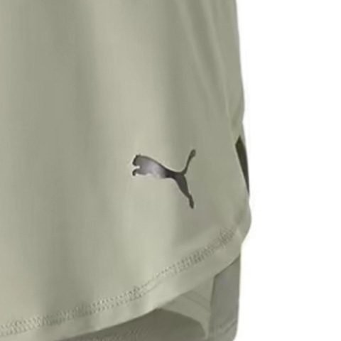 puma彪马2024女子女子-STUDIO FLOW SHORT-桦树绿针织短裤52317590