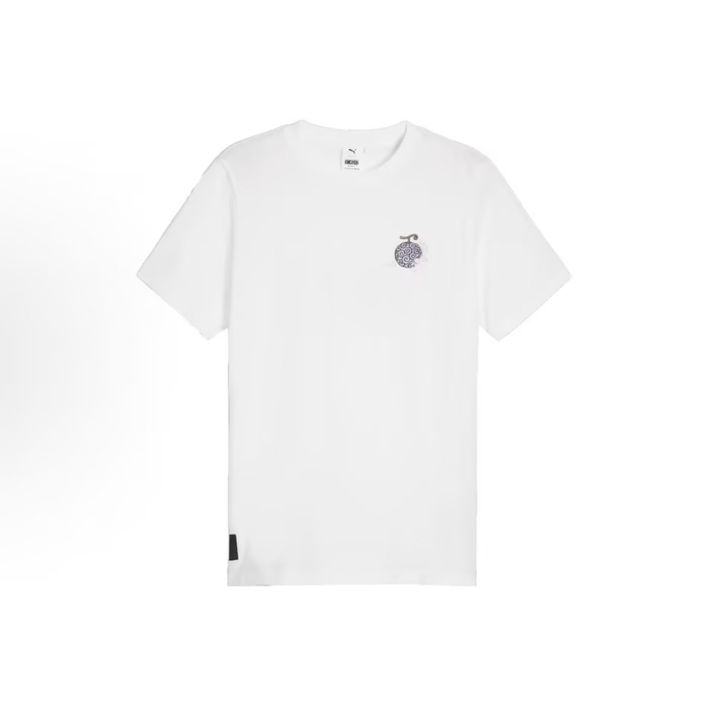 puma彪马2024中性中性-PUMA X ONE PIECE Graphic Tee- White针织无领短T62466502