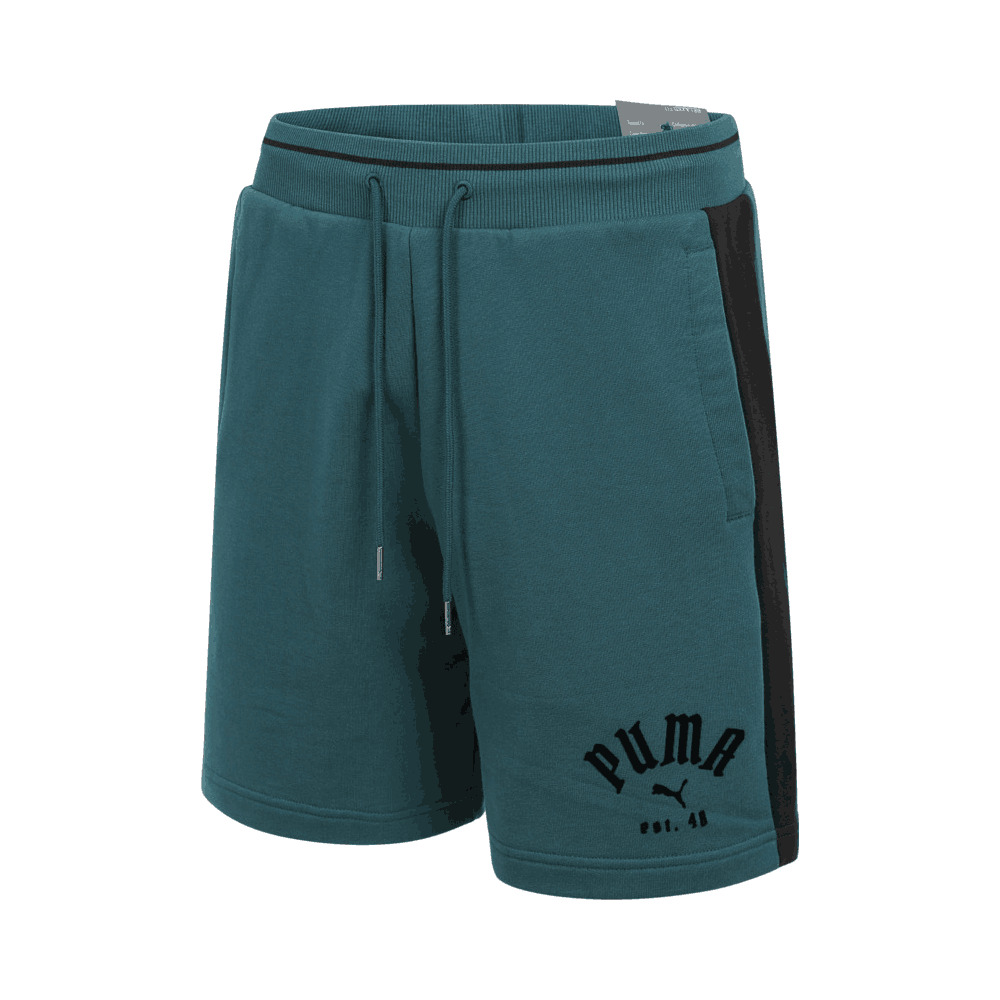 puma彪马2024男子男子-T7 PLAY.PARIS. Relaxed Shorts 7 TR-Cold Green针织短裤62908622
