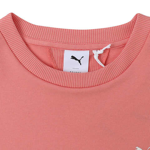 puma彪马2024女子女子-RETRO REVERIE Baby Shorts-木槿花粉针织无领短T63060975