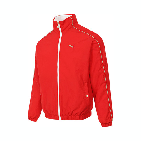 puma彪马2024男子男子-GAME ON Woven Jacket-红梭织无帽外套63141411
