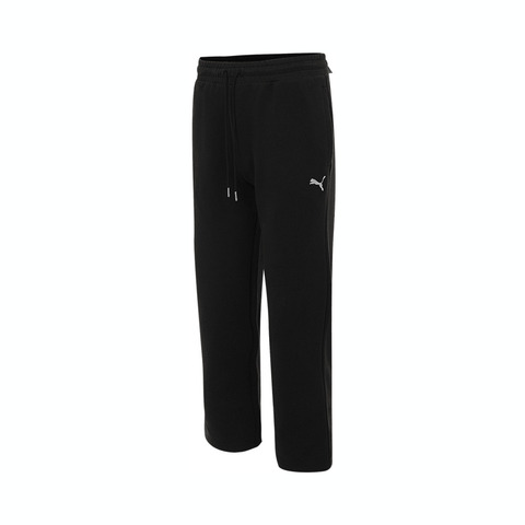 puma彪马2025男子男子-WARDROBE ESS Relaxed Sweatpants TR op-黑色针织长裤63180801