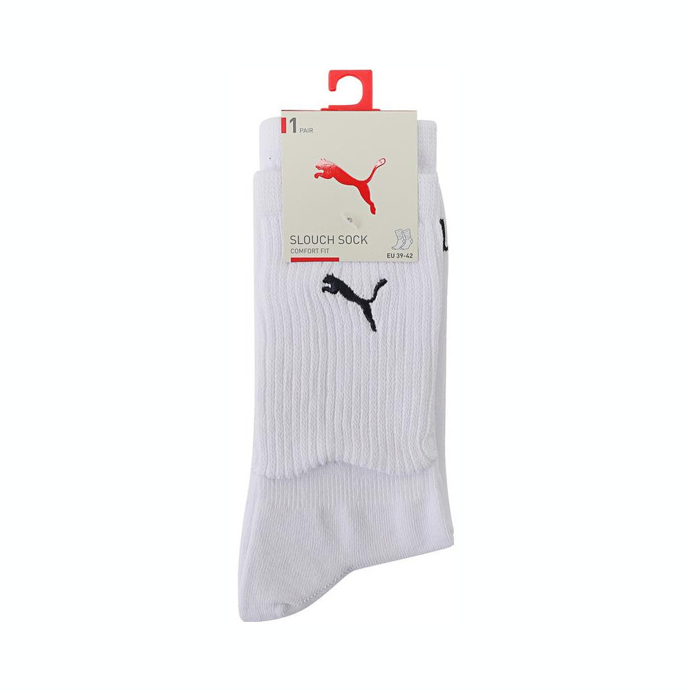 puma彪马2025中性中性-Puma U Slouch Sock 1P-白色中袜94701301