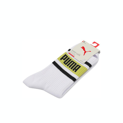 puma彪马2025中性中性-PUMA UNISEX SHORT SOCK 1P APAC-电子黄-白色中袜93540531