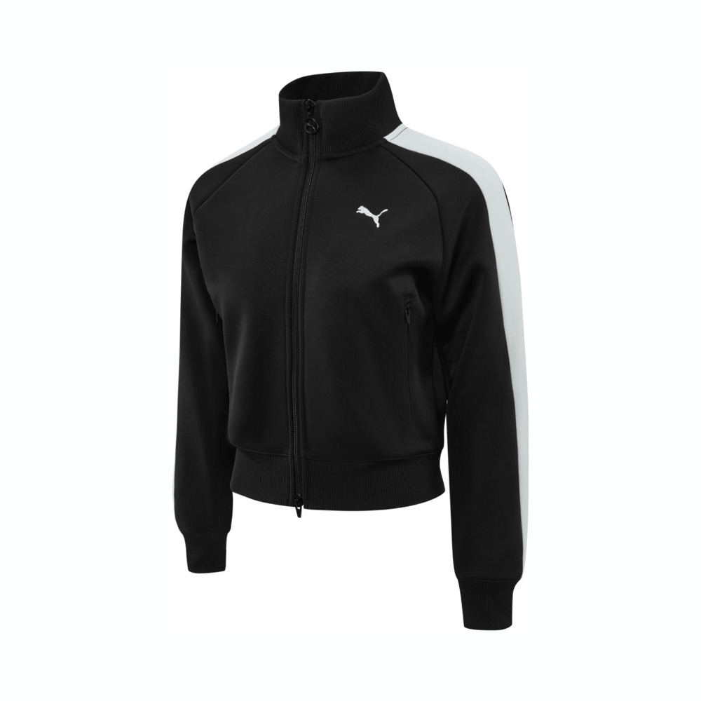 puma彪马2025女子女子-T7 ALWAYS ON Short Track Jacket-黑色针织无帽外套63196501