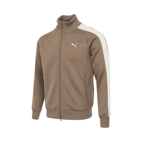 puma彪马2025男子男子-T7 ALWAYS ON Track Jacket DK-灰褐色针织无帽外套63185893