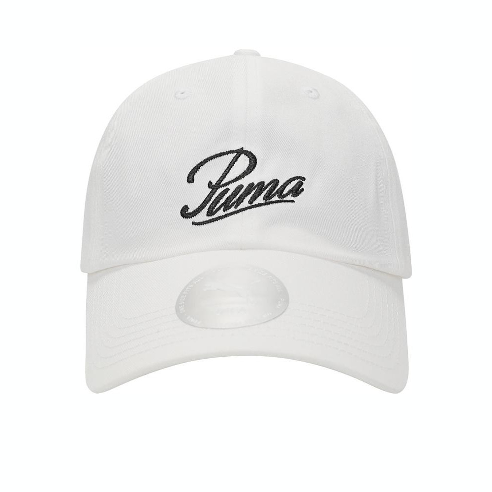 puma彪马2025中性中性-ESS SCRIPT LOGO Dad Cap-彪马白弯沿帽02599602