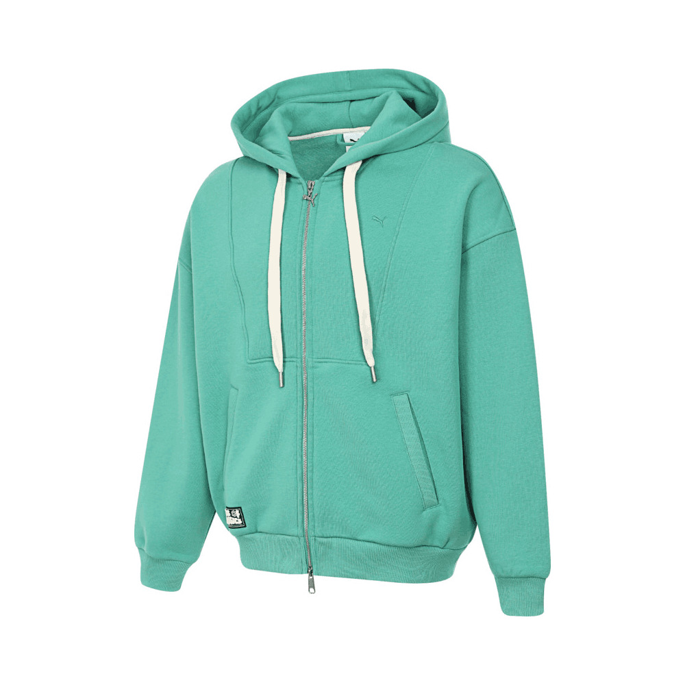 puma彪马2025中性中性-HAUS OF CLASSICS Hoodie Jacket-翡翠绿针织连帽外套63152736
