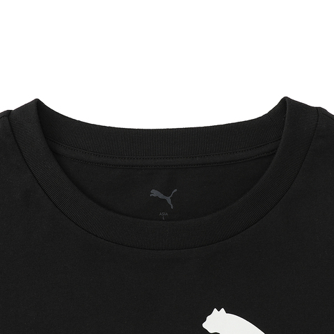 puma彪马2025男子男子-ESS No. 1 Logo Tee-黑色针织无领短T68895801