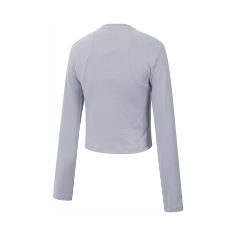 puma彪马2025女子女子-DARE TO LONGSLEEVE TEE-浅灰色针织无领长T63324689