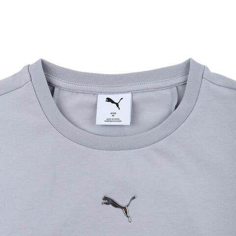 puma彪马2025女子女子-DARE TO LONGSLEEVE TEE-浅灰色针织无领长T63324689