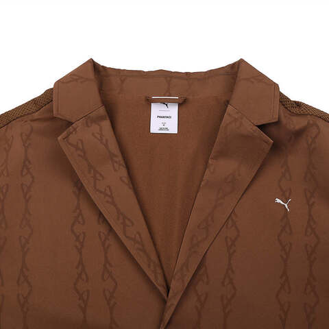 puma彪马2025中性中性-PUMA x PHANTACi T7 Woven Blazer-咖啡色梭织无帽外套63140165