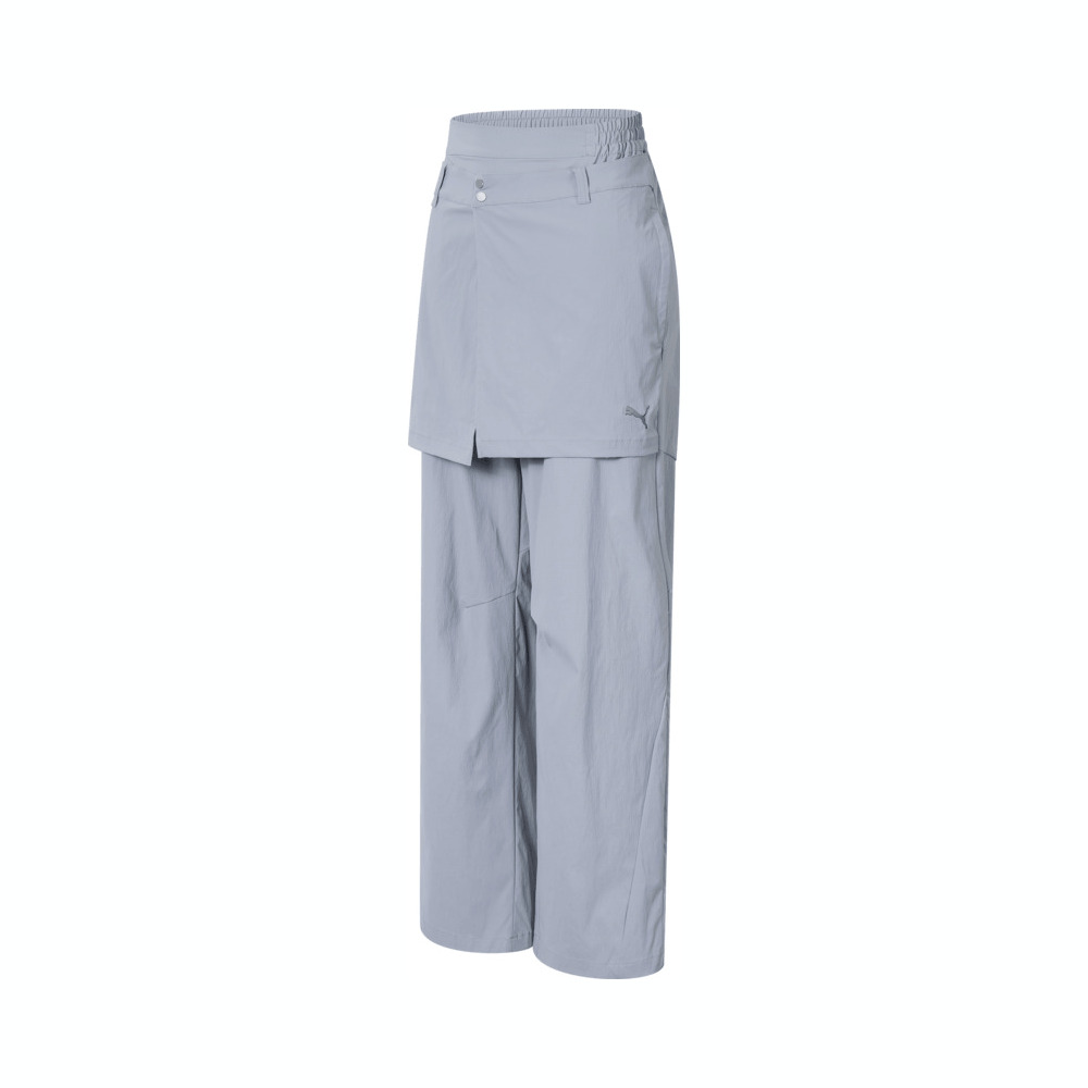 puma彪马2025女子女子-DARE TO WOVEN PANTS-浅灰色梭织长裤63324789
