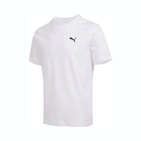 puma彪马2025男子男子-WARDROBE ESS Tee-彪马白针织无领短T63292002